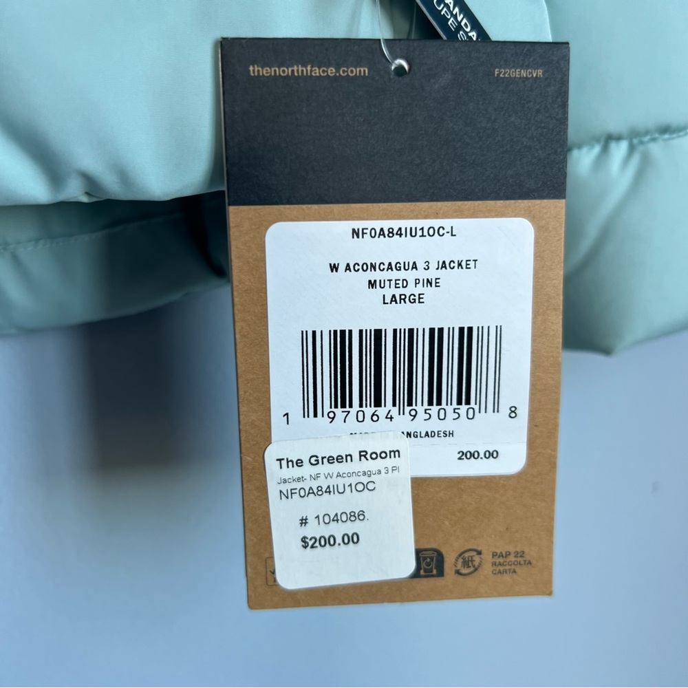 NWT The North Face Women's Puffer Jacket LARGE - Picture 5 of 5